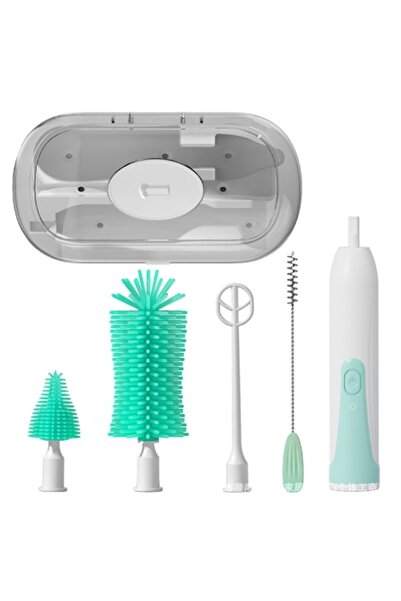 OEM Kit de curățare a biberoanelor 6 în 1 — Perie reîncărcabilă, Sterilizator...