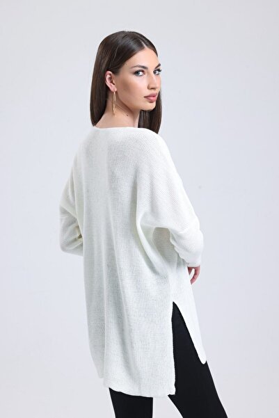 Moda Days Women's V-Neck Batwing Sleeve Knitwear Blouse Standard Size