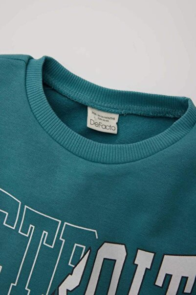 DeFacto Baby Boy Sweat Set D7909A5/Be805 Lt.Petrol