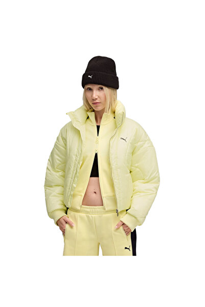 Puma Dare To Puffer Kadın Sarı Günlük Stil Mont 63217335