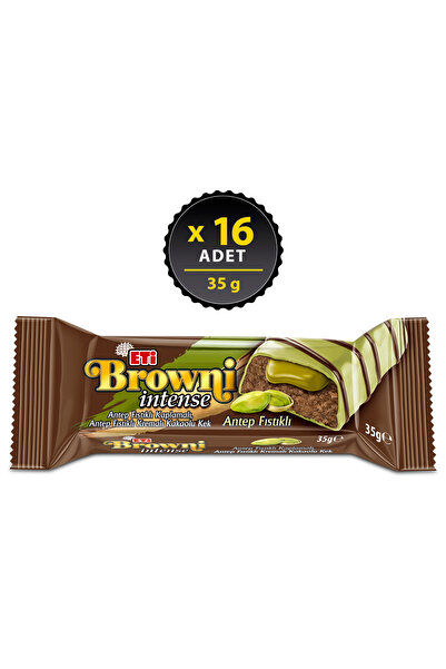 Eti Browni Intense Antep Fıstıklı Kek 35 g x 16 Adet