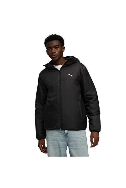 Puma Ess Light Padded Чоловічий чорний повсякденний стильний пальто 68829601