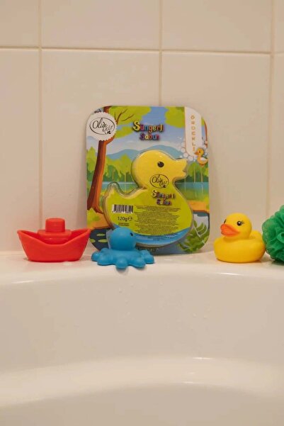 Miniso Ördek Figürlü Süngerli Sabun