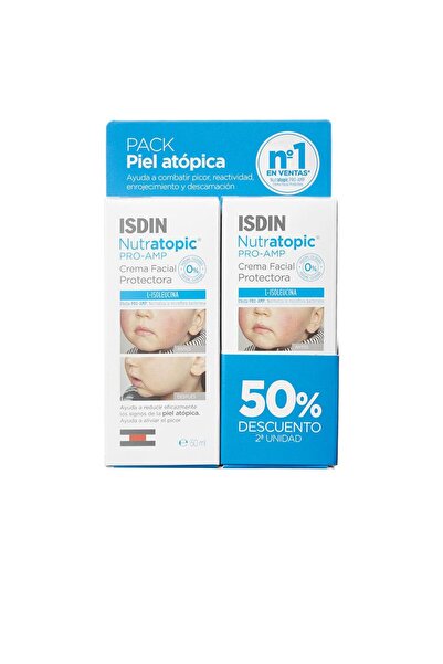 ISDIN Set Crema faciala pentru bebelusi NUTRATOPIC PRO-AMP 2 x 50 ml