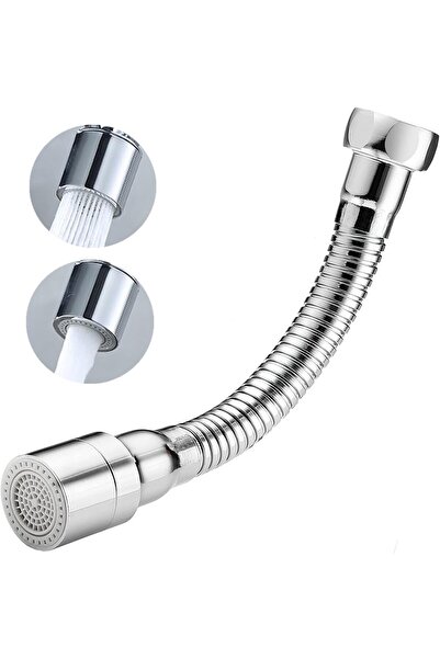 Arura Global 360° Dönebilen Esnek Musluk Başlığı Uzatma Aparatı | Mutfak Lava...