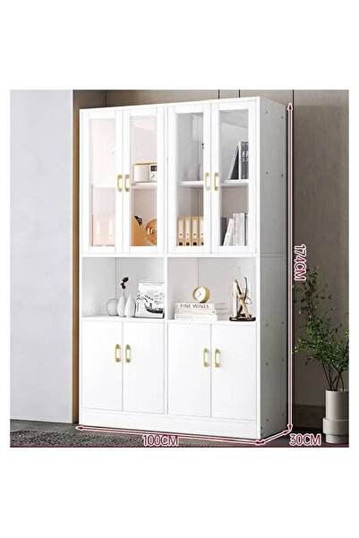 KEKE Multi-Layer Storage Bookshelf Rack Stylish Living Room Home Storage & Display Cabinet