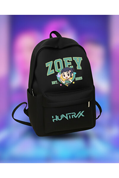 Touz Moda Kpop Demon Hunters Detail Printed School, Tutoring, Course Backpack