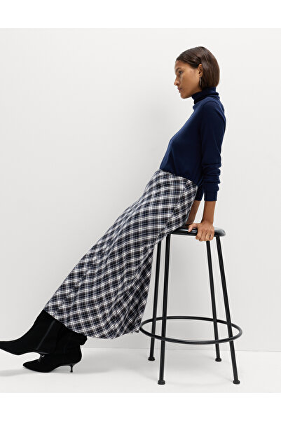 Marks & Spencer Saf Pamuklu Midi Etek