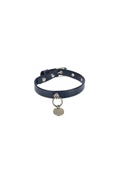 Charlotte's Dress Saffino Lux Dog Collar - 35 cm - Navy
