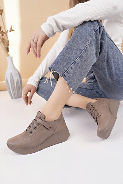 Mammamia D25Ka 3535 Mink Genuine Leather Women's Shoes