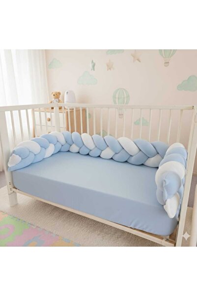 Baby Étoile حاجز حماية جانبي منسوج لسرير الأطفال ----   قماش مخمل