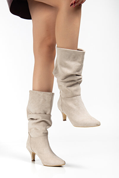 MARSEDO Women's Pointed Toe Bellows Casual Boots Tores