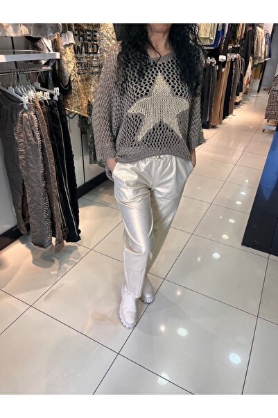 IT İtalyan Kalın File Bluz – Salaş Örgü Kadın Bluz