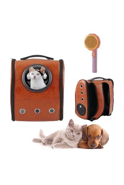 HAPPY JOKER Rucsac transport animale, max. 8 kg, perie inclusă, 2 deschideri,...