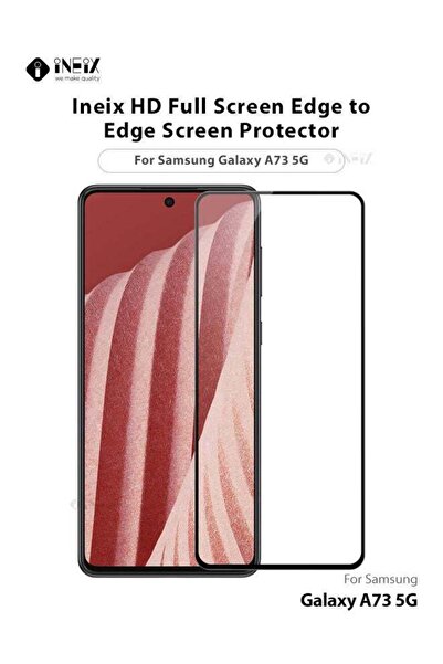 ineix واقي شاشة كامل من الحافة إلى الحافة لهاتف Samsung Galaxy A73 5G