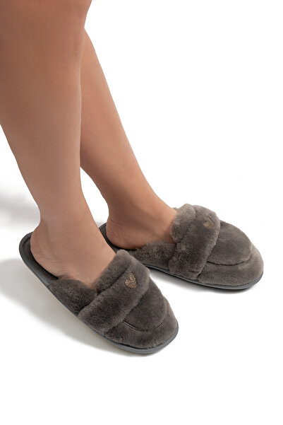 Twigy Mammy Plush Women's House Slippers Gray 37/41
