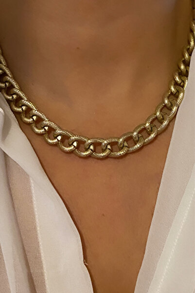Liveyn Design Textured Chain Necklace