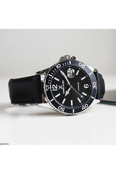 Daniel Klein Dk274721 Leather Strap Men's Wristwatch