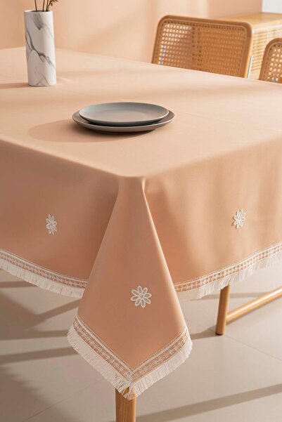 Rivaİstanbul مفرش طاولة سيلفيو سومون غيبور مزين بالزهور 160x220 سم