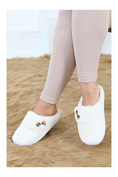 İKLİM LİFE Плюшеві домашні капці з кнопками