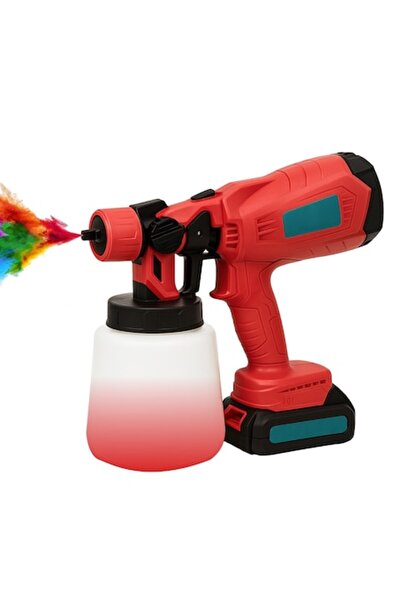 HAPPY JOKER Pulverizator de vopsea fără fir 800 ml, duză la 360°, 3 moduri de...