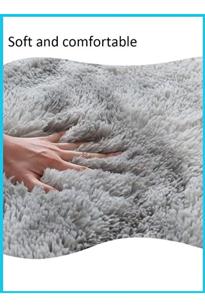 Generic 3-piece super soft and fluffy bathroom mat set, non-slip bath mat, contour mat, and toilet lid cover