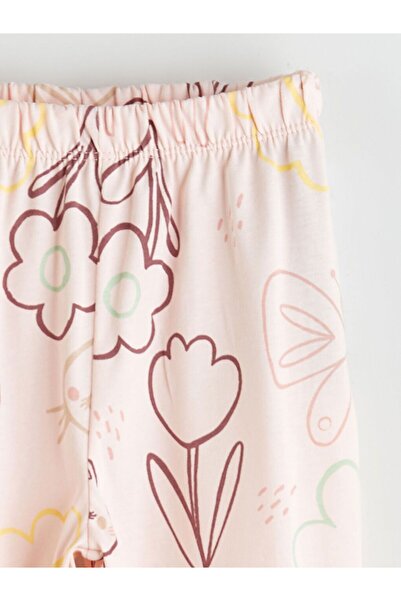 LC Waikiki Lcw Baby Buy Elasticated Printed Baby Girl Jogger Pajama Bottoms