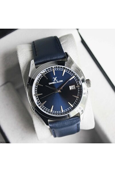 Daniel Klein Dk253894 Leather Strap Men's Wristwatch