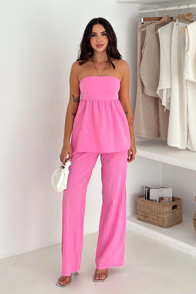 AsprinFashion Pink Bustier Set