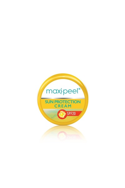 MAXI PEEL Sun Protection Cream with SPF 20 - Lightweight and Non-Greasy Formu...