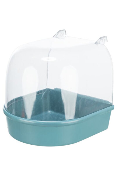 Trixie Covered Bird Bath, Plastic, Semicircular, 15x13x13 cm, Various Colors