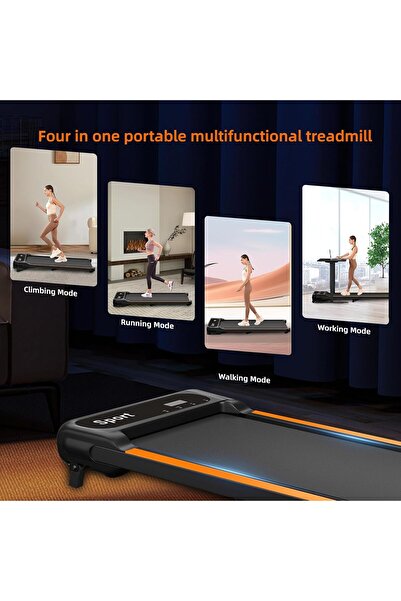 Ehi Walking Pad Treadmill for Home Office, Portable Under Desk Treadmill with LED Display