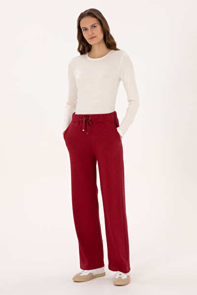 U.S. Polo Assn. Women's Burgundy Sweatpants 50309056-Vr014