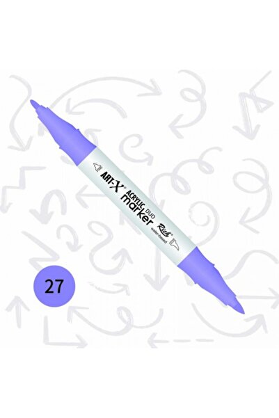 Rich Art-x Akrilik Marker Çift Taraflı Kalem No:27