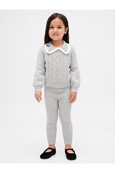 GAP Kız Bebek Gri CashSoft Fitilli Tayt