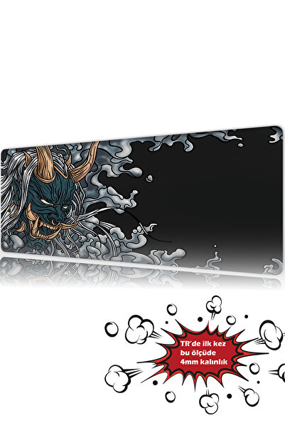 urzuva Smoke Fang 90x40 4MM Kalınlık (TR'de ilk) Premium Gaming oyuncu mousep...