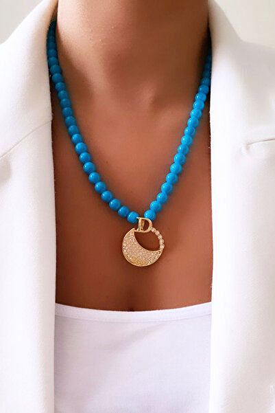 Liveyn Design تصميم القلادة الزرقاء