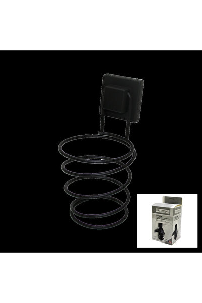 shopwave أسود - شماعة معدنية لآلة التجفيف، معجون مربع لاصق، 10 × 11 × 15 سم (...