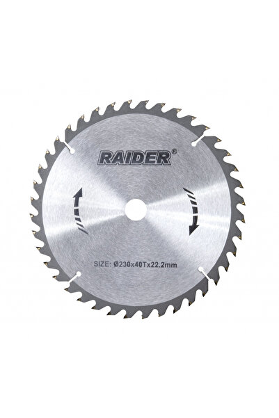 Raider Lamă de ferăstrău circular RD-SB02 pentru lemn, 230x22.2mm, 40 dinți