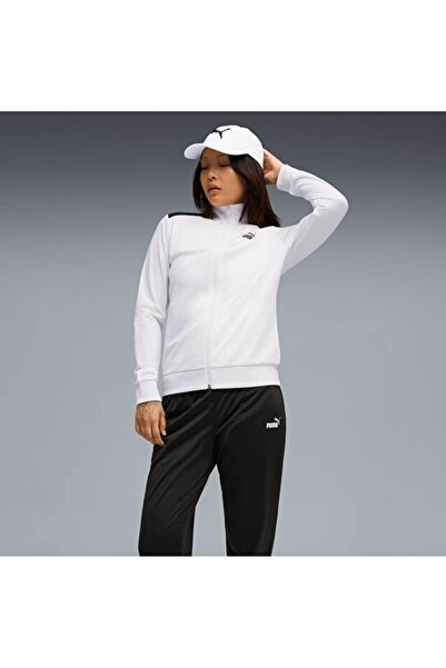 Puma Γυναικεία αθλητική φόρμα Poly Suit 685075-02 ΛΕΥΚΟ