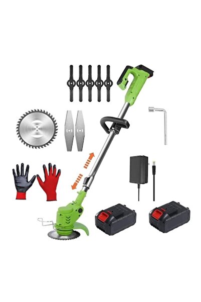 HAPPY JOKER Mașină de tuns iarba electrică de 36V, ax reglabil, 2 lame și dis...