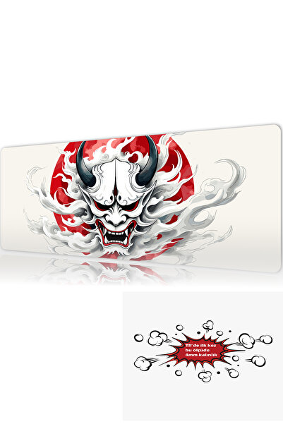 urzuva Runestone Fury 90x40 4MM Kalınlık Premium Gaming oyuncu mousepad, Anti...
