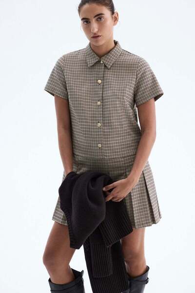 H&M Pleated-skirt dress