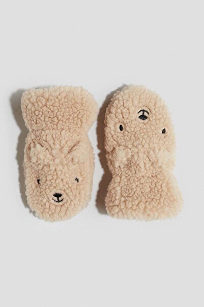 H&M Teddy mittens