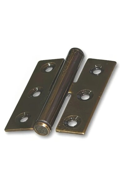 Sziferon Balama simplă din tablă metalică, grosime 1,5 mm, finisaj alamă antică, pentru mobilă