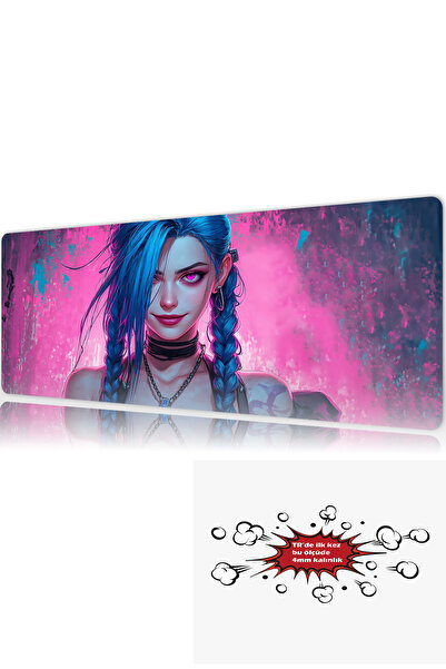 urzuva NeuroBliss 90x40 4MM Kalınlık Premium Gaming oyuncu mousepad, Anti Sli...