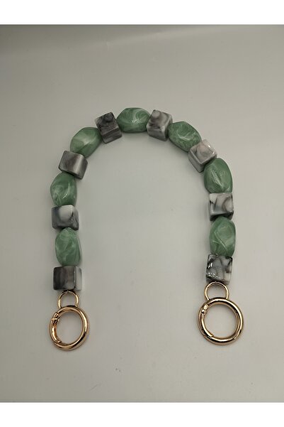 Zeyora Akrilik Boncuklu Çanta Sapı, Çanta Aksesuarı 38 cm