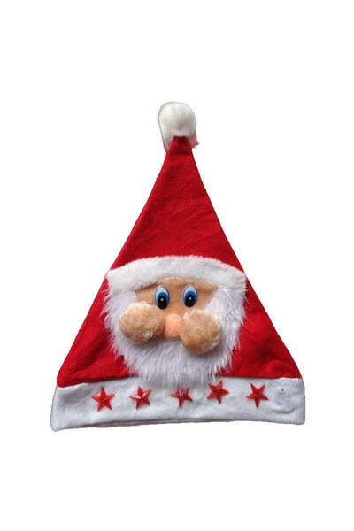 Sofia Store Caciula cu Mos Craciun, Marime universala 28 x 37 cm