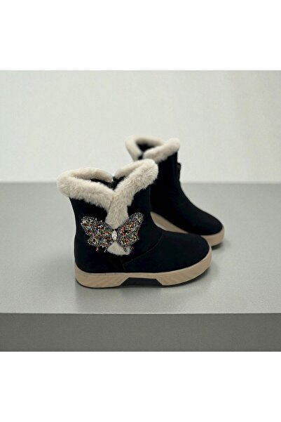 Rexba KIZ ÇOCUK KAYMAZ TABAN KELEBEK DETAYLI BOT