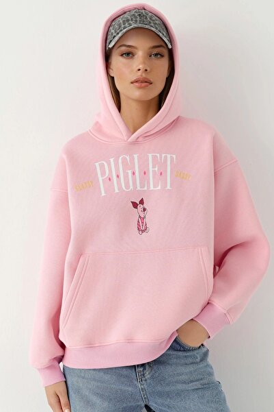 Hiccup Oversize Printed Hooded Sweatshirt